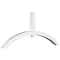 Ekena Millwork Archdale Architectural Grade PVC Gable Bracket, 84"W x 35"H x 4"D x 4"F, 10/12 Pitch GBP084X35X0404ARC00 - alternate 1